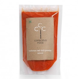Conscious Food Kashmiri Red Chilli Powder Natural  Pack  100 grams